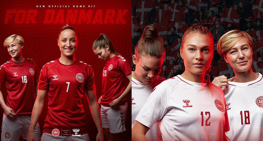 Camisetas Hummel de Dinamarca Femenina 2022