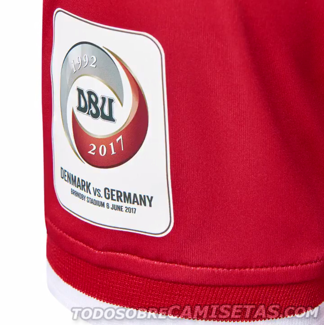 Denmark 2017 Hummel EURO 92 Anniversary Kit