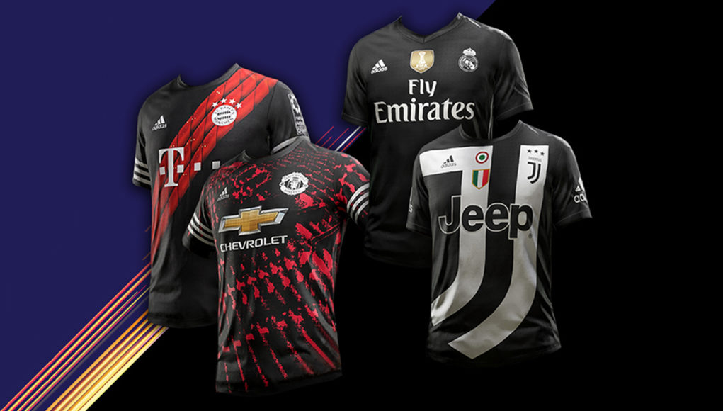 EA SPORTS FIFA 18 x adidas Digital 4th Kits (Real Madrid, Bayern Munich, Manchester United, Juventus)