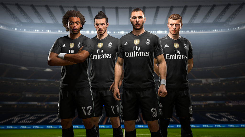 EA SPORTS FIFA 18 x adidas Digital 4th Kits (Real Madrid, Bayern Munich, Manchester United, Juventus)