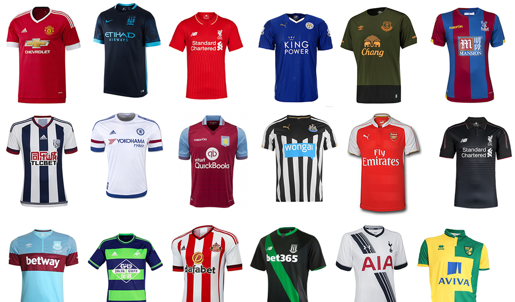 Guía de camisetas de la Premier League