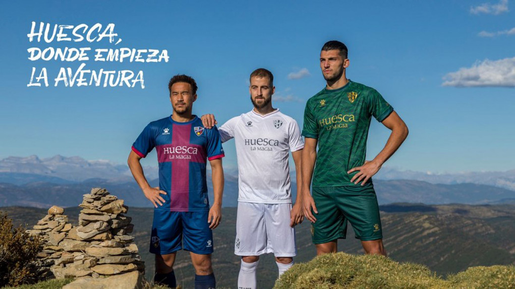 Tallas S-M-L-XL adulto Camiseta futbol Huesca 2020 