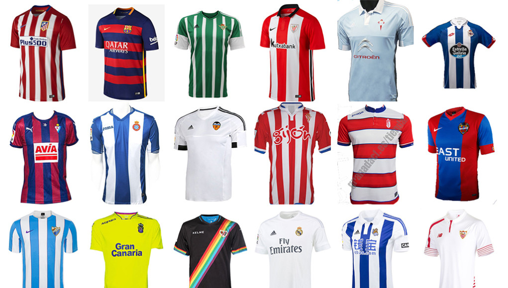 Guía de Camisetas de La Liga Española