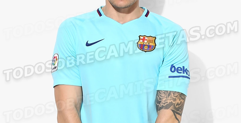 Camiseta suplente Nike de FC Barcelona 2017-18 - Todo Sobre Camisetas