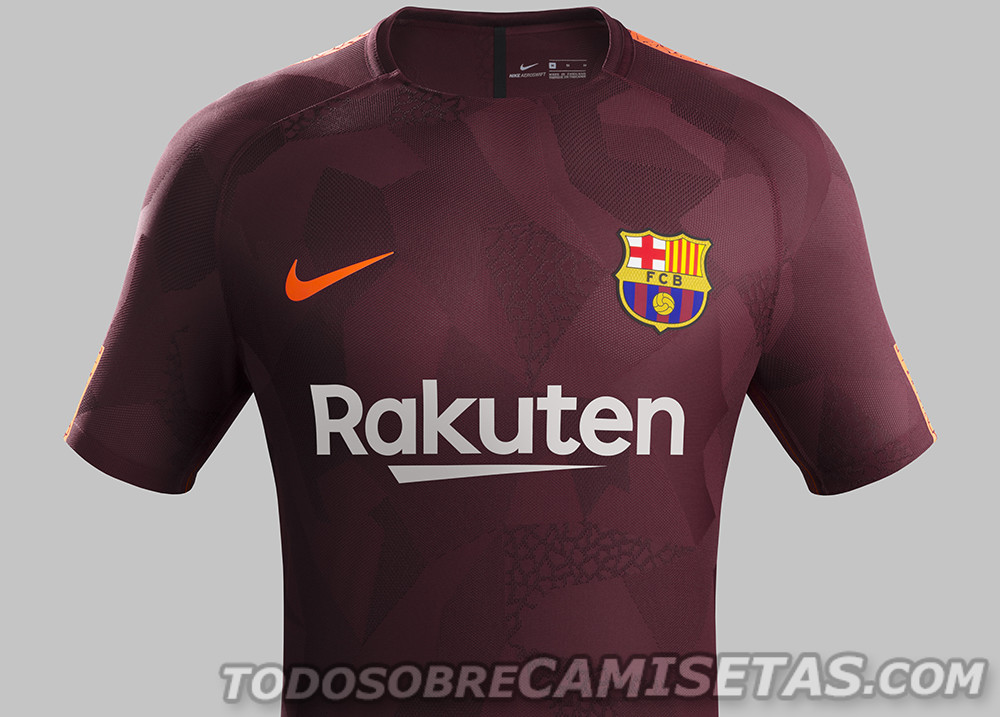 Tercera camiseta Nike de FC Barcelona 2017-18