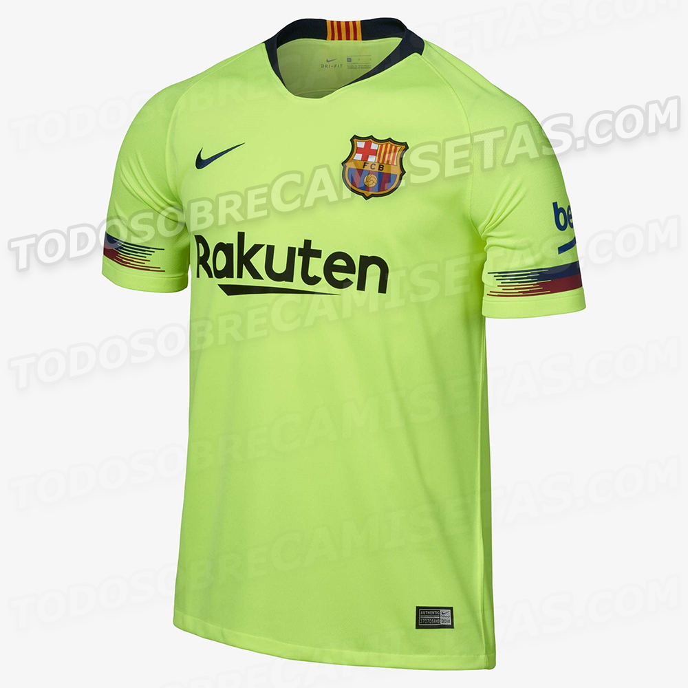 Camiseta de visita FC Barcelona 2018-19