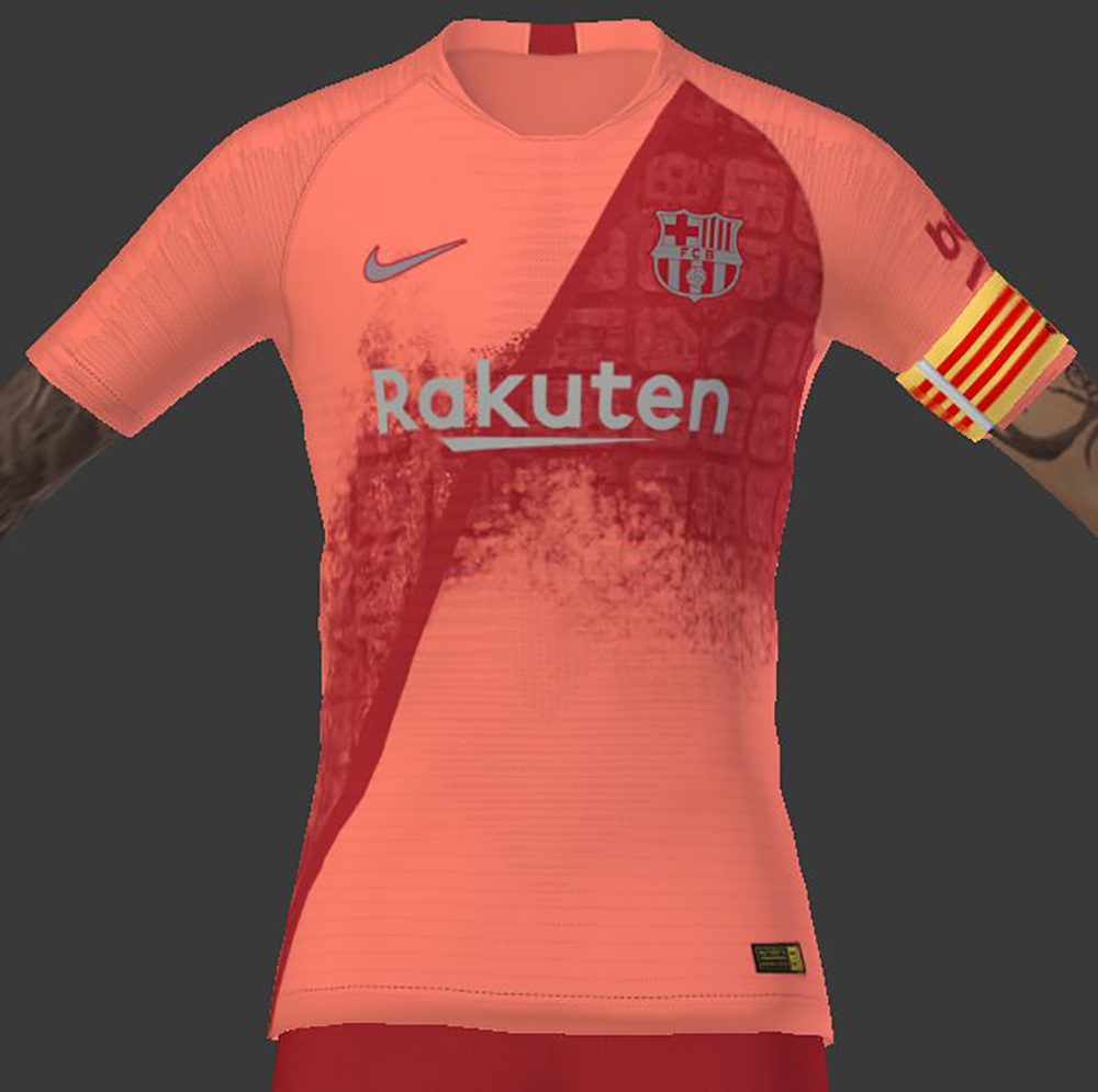 tercera camiseta del barcelona 2018