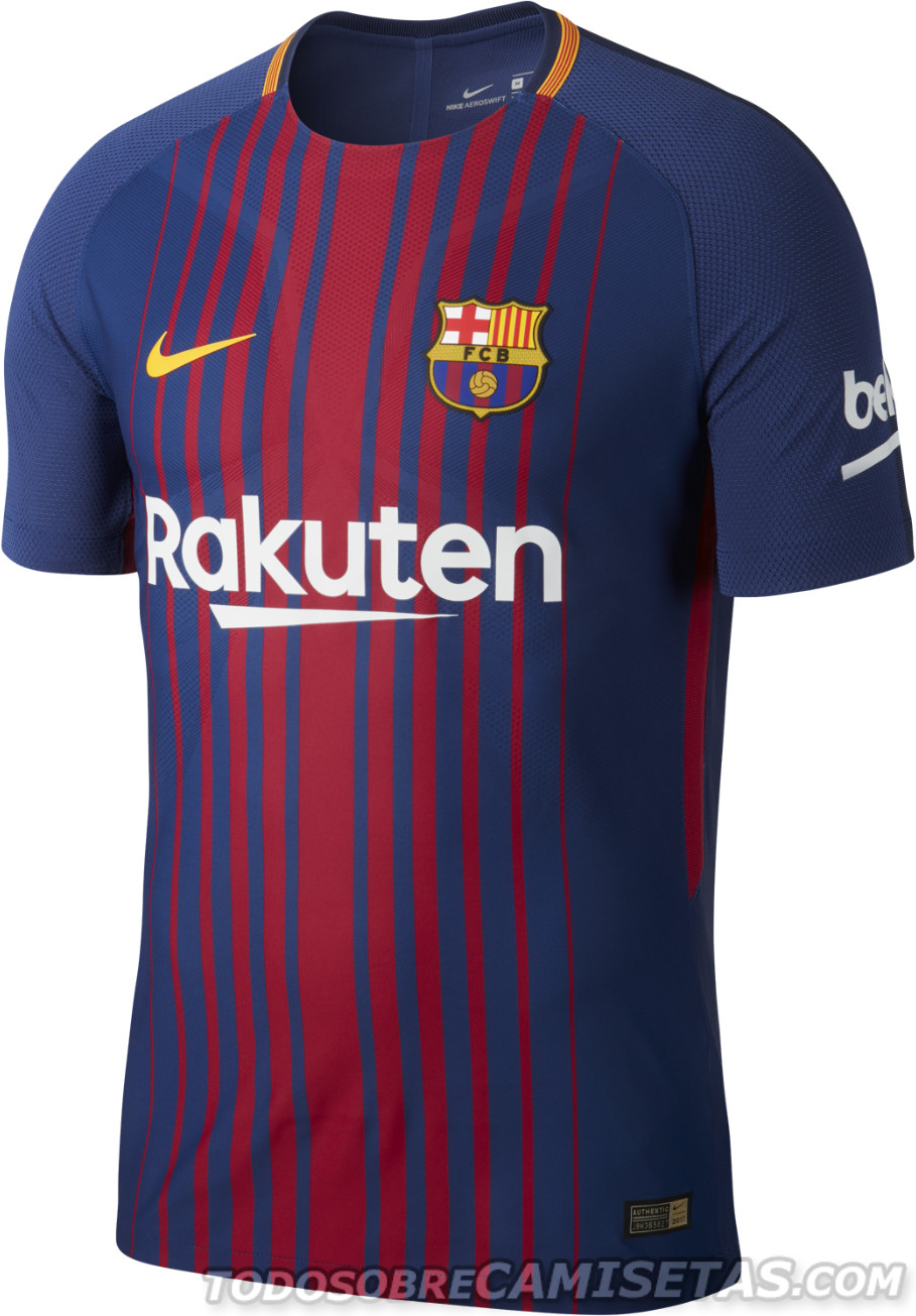 Ceniza Paine Gillic Descongelar, descongelar, descongelar heladas Equipación Nike de FC Barcelona 2017-18 - Todo Sobre Camisetas