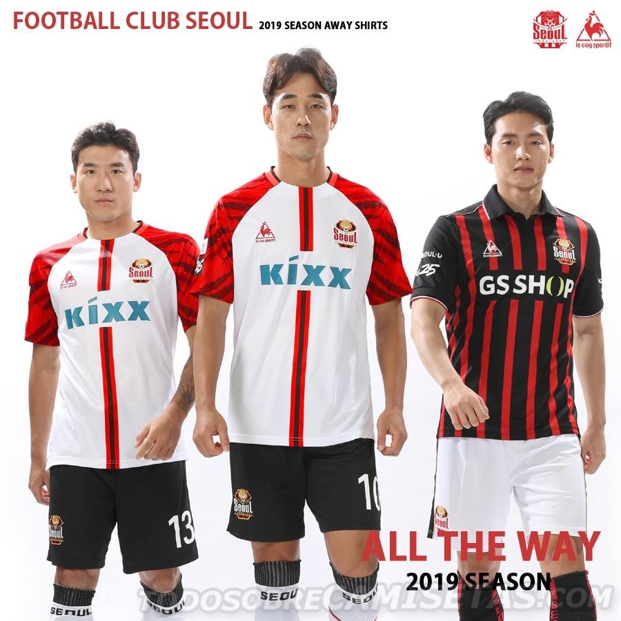 FC Seoul 2019 Le Coq Sportif Away Kit