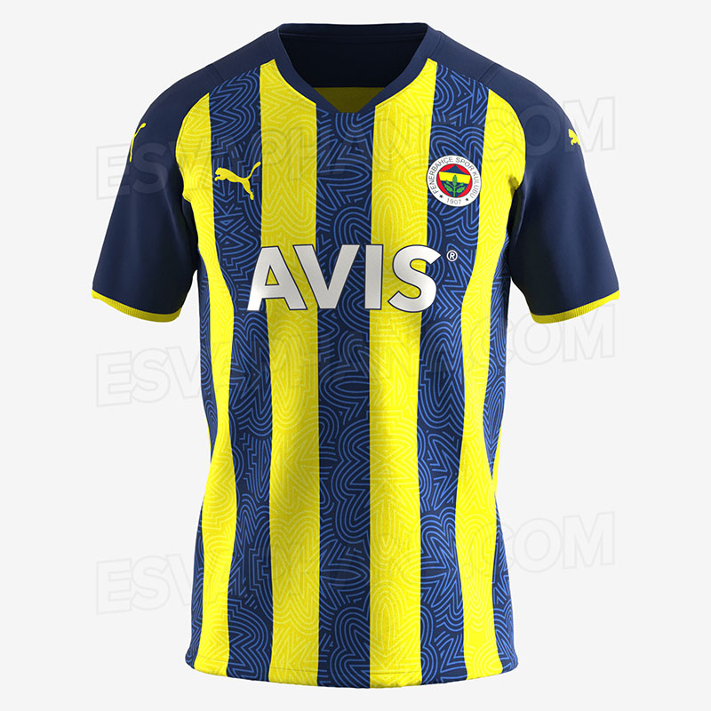 Fenerbahçe SK 2021-22 Home Kit