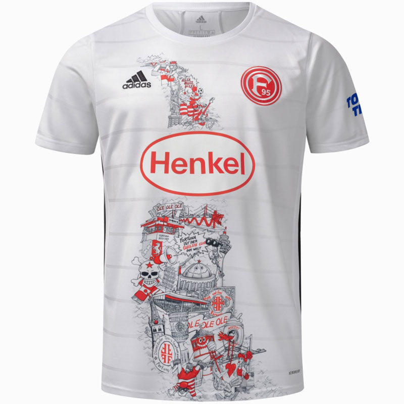 Camiseta adidas 'Jacques Tilly' de Fortuna Düsseldorf 2021-22