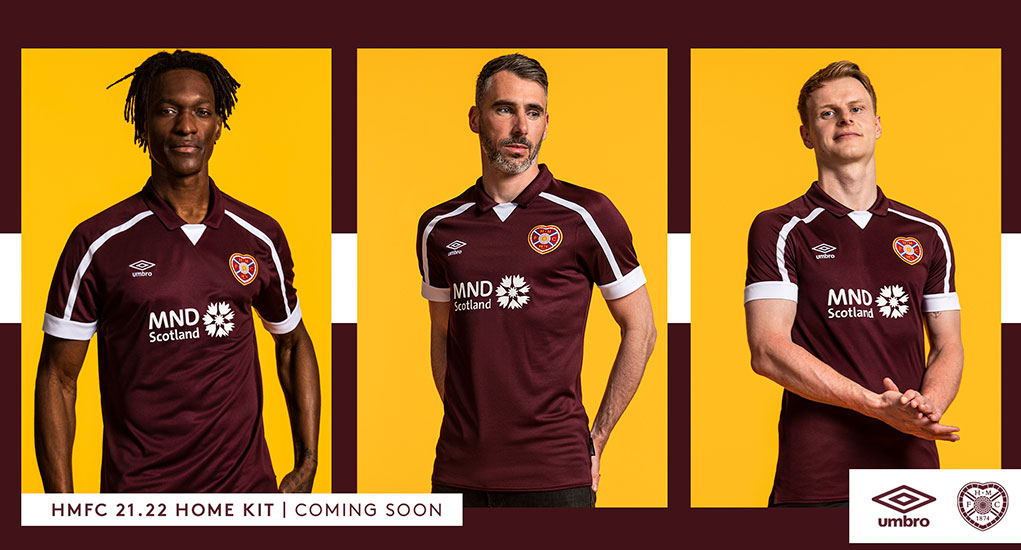Heart of Midlothian 2021-22 Umbro Home Kit