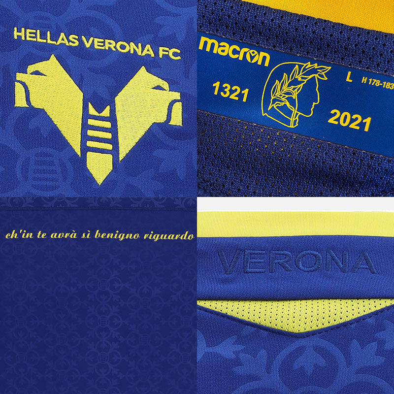 Hellas Verona 2021-22 Macron Home Kit