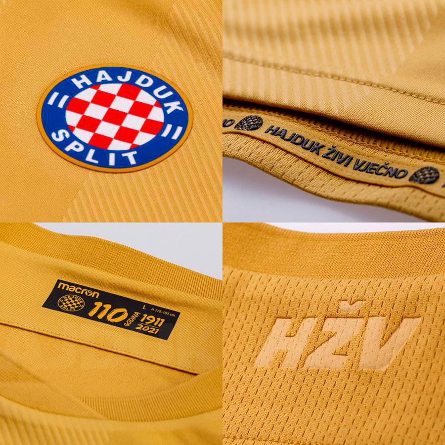 HNK Hajduk Split 2021-22 Macron Away Kit - Todo Sobre Camisetas