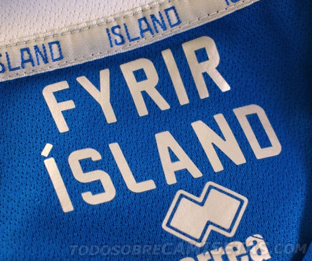 Iceland 2018 World Cup Errea Kits