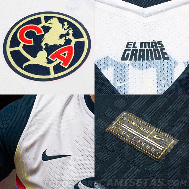 Jersey de visita Nike de Club América 2020-21