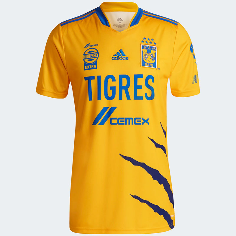 Jerseys adidas de Tigres UANL 2021-22