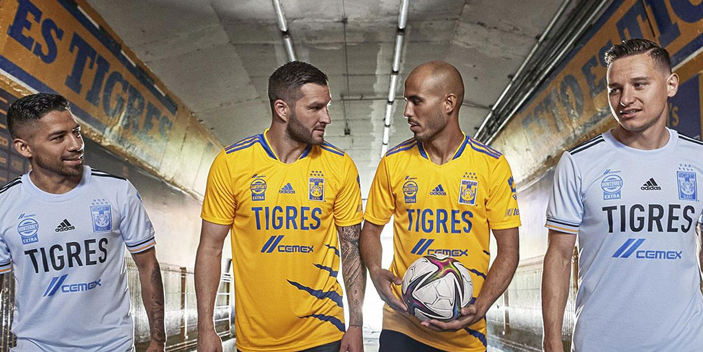 Jerseys adidas de Tigres UANL 2021-22