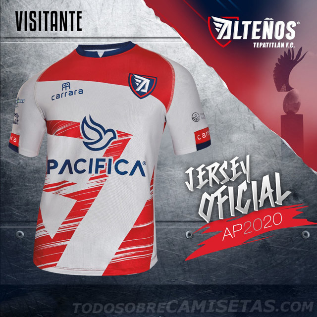 Jerseys Carrara de Tepatitlán FC 2020-21