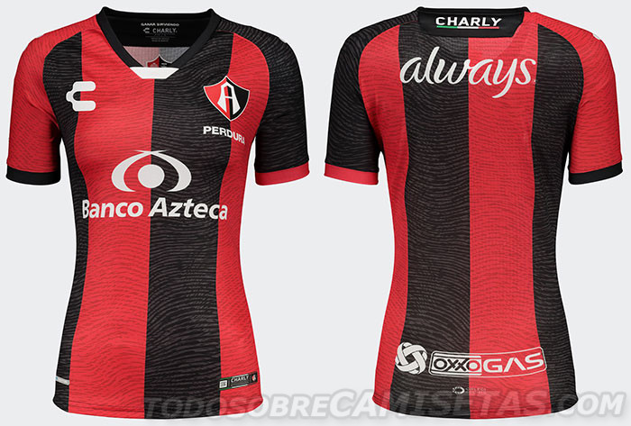 Jerseys Charly Fútbol de Atlas Femenil 2020-21