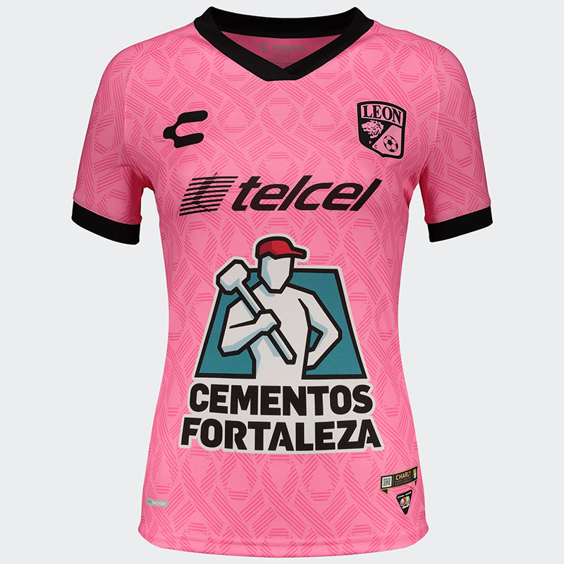 Jerseys Charly Fútbol Octubre Rosa 2021 - León