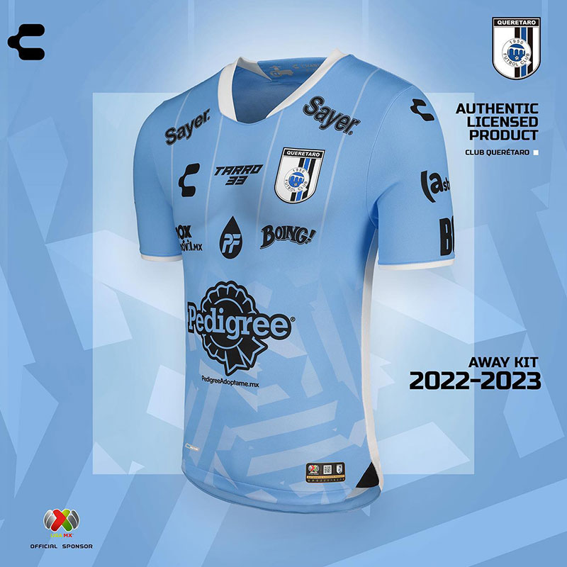 Jerseys Charly Fútbol de Gallos de Querétaro 2022-23