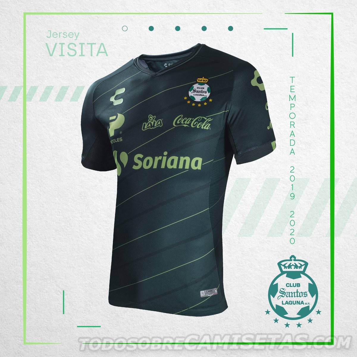 Jerseys Charly Fútbol de Santos Laguna 2019-20