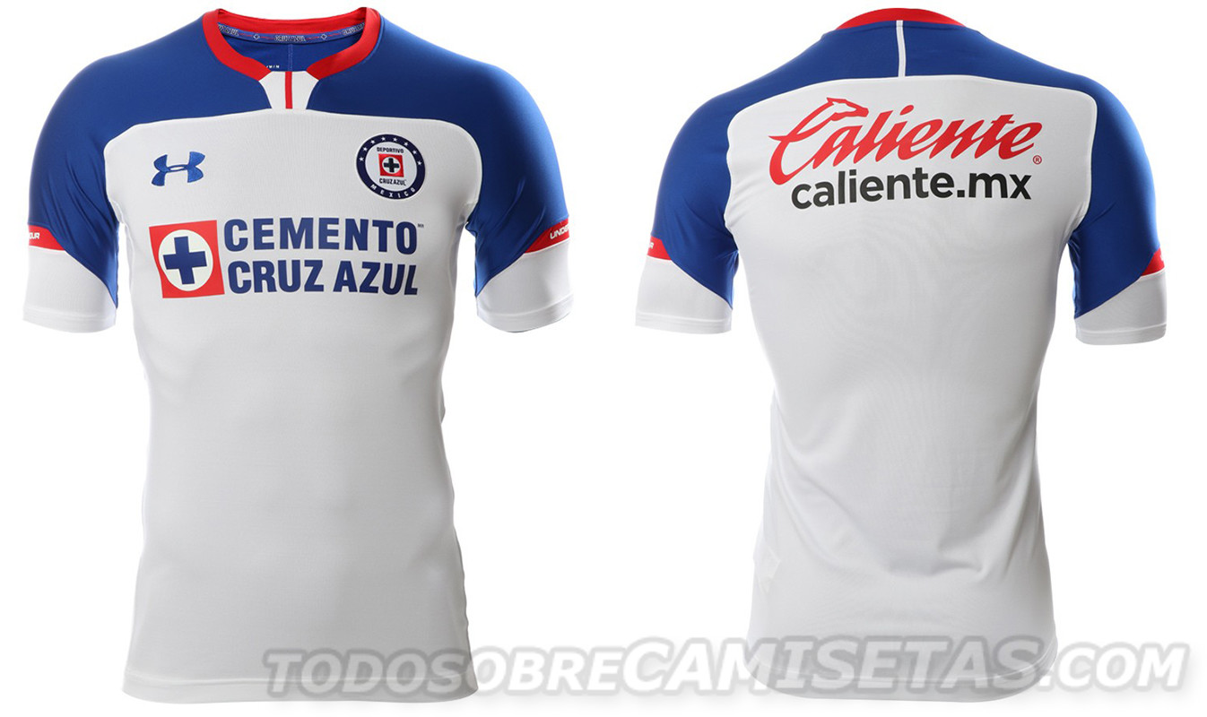 Jerseys de la Liga MX 2018-19 Cruz Azul