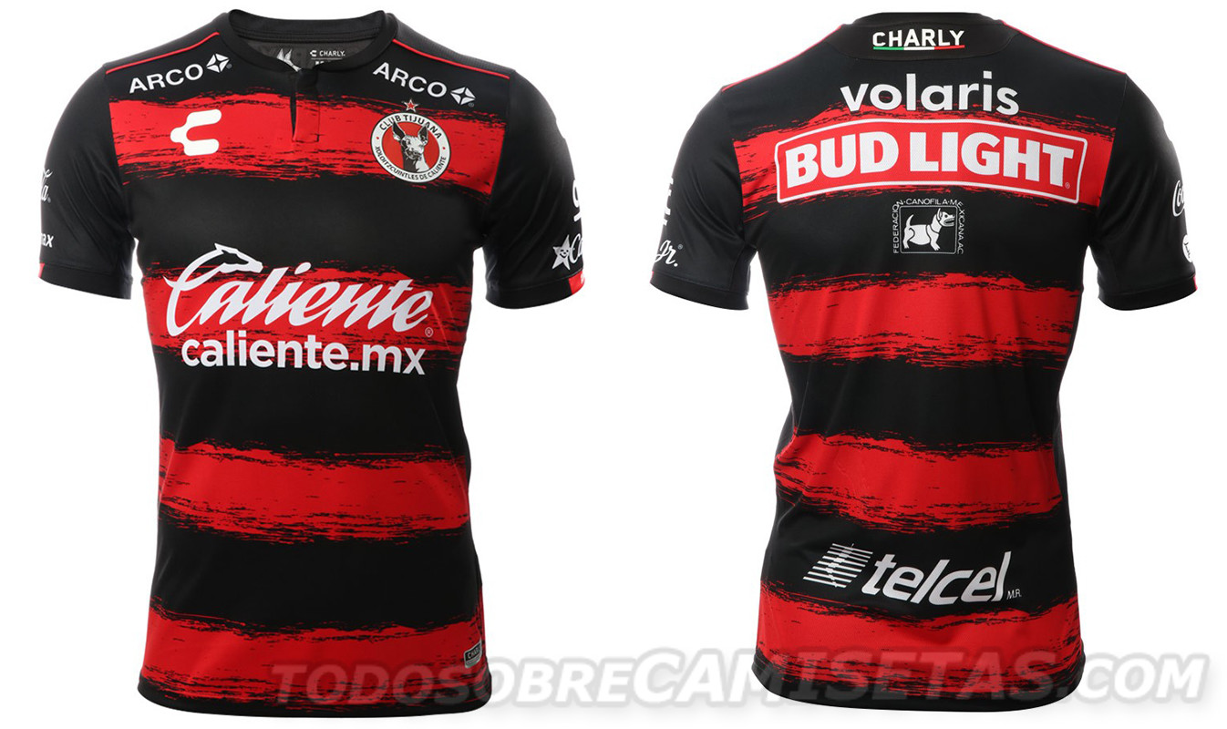 Jerseys de la Liga MX 2018-19 Xolos Tijuana