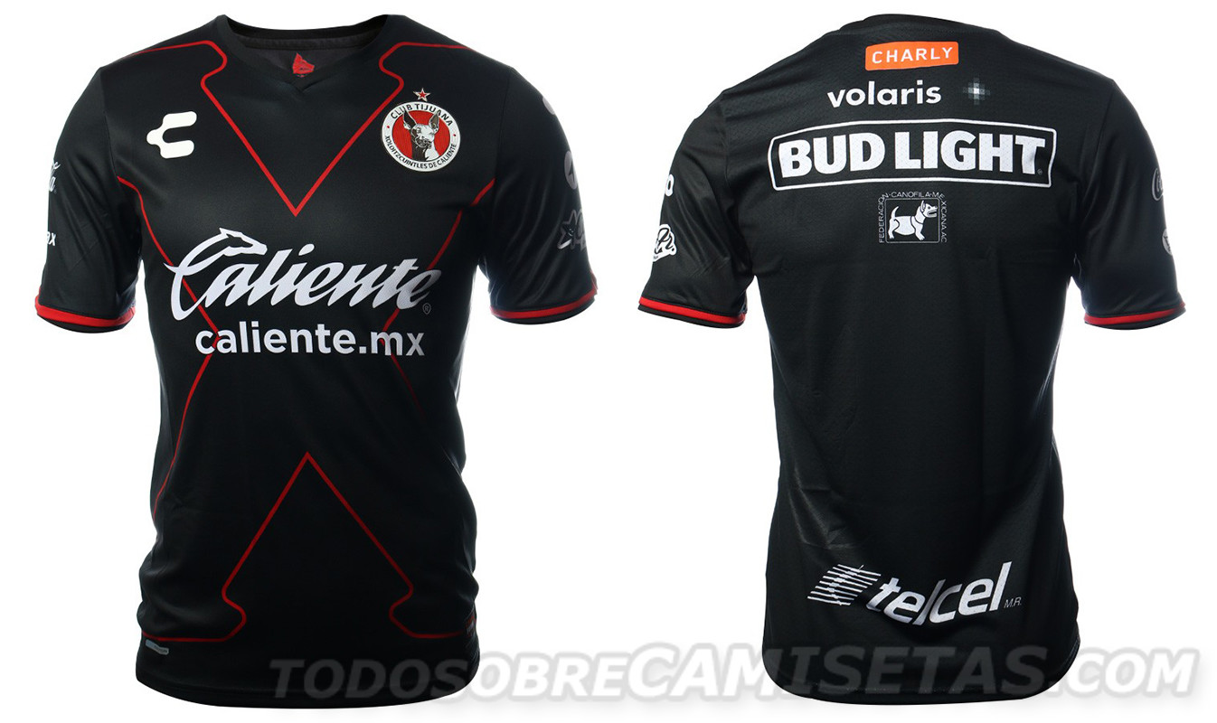 Jerseys de la Liga MX 2018-19 Xolos Tijuana
