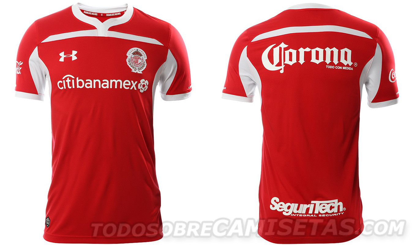 Jerseys de la Liga MX 2018-19 Toluca FC