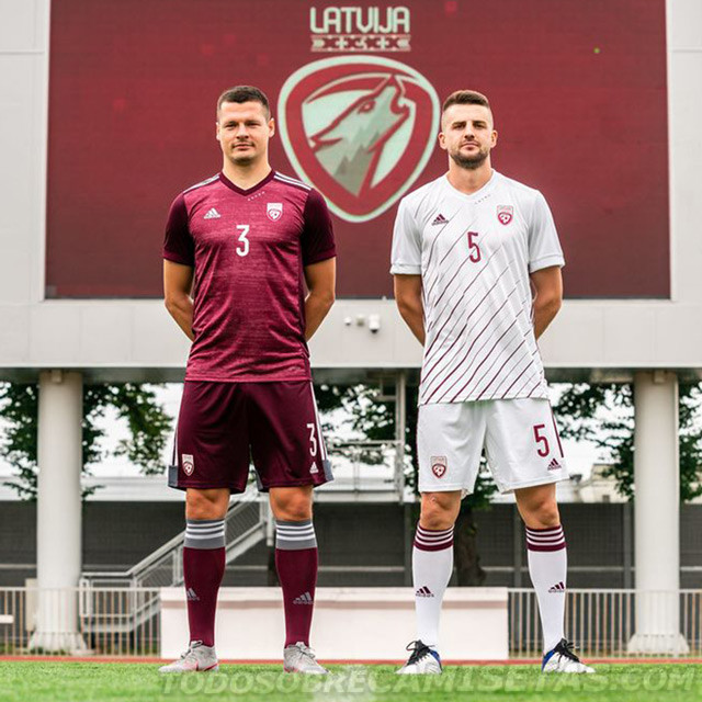 Latvia 2020-21 adidas Kits
