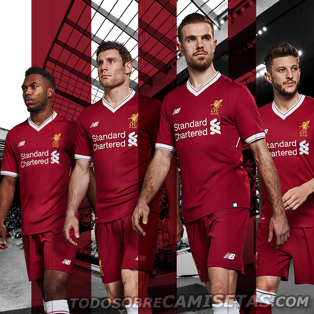 Matemático en el medio de la nada montaje Liverpool FC 2017-18 New Balance Home Kit - Todo Sobre Camisetas