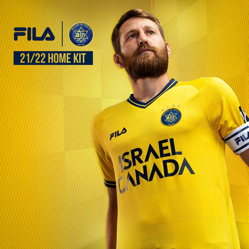 Maccabi Tel Aviv 2021-22 Fila Home Kit