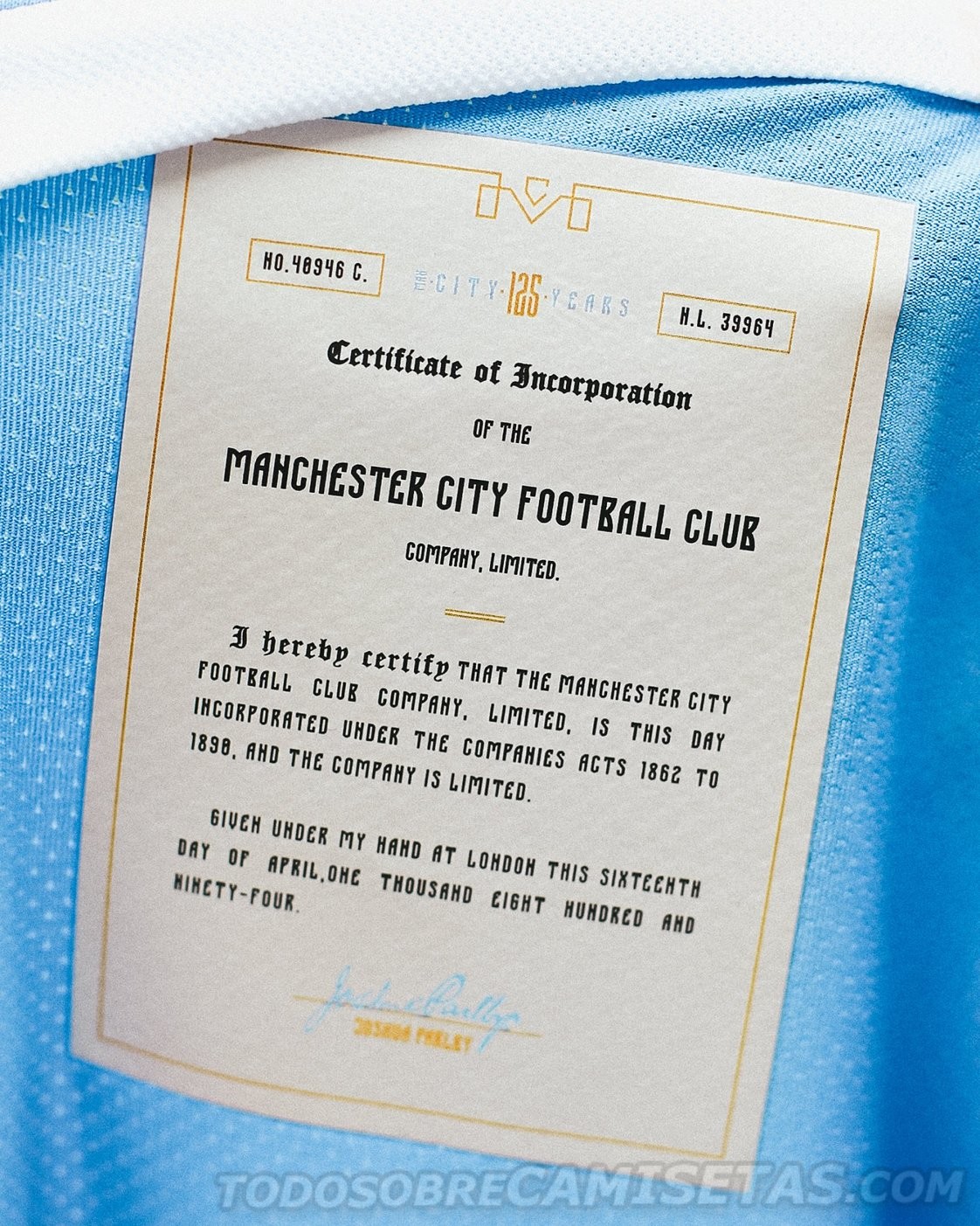 Manchester City 125th anniversary PUMA Kit