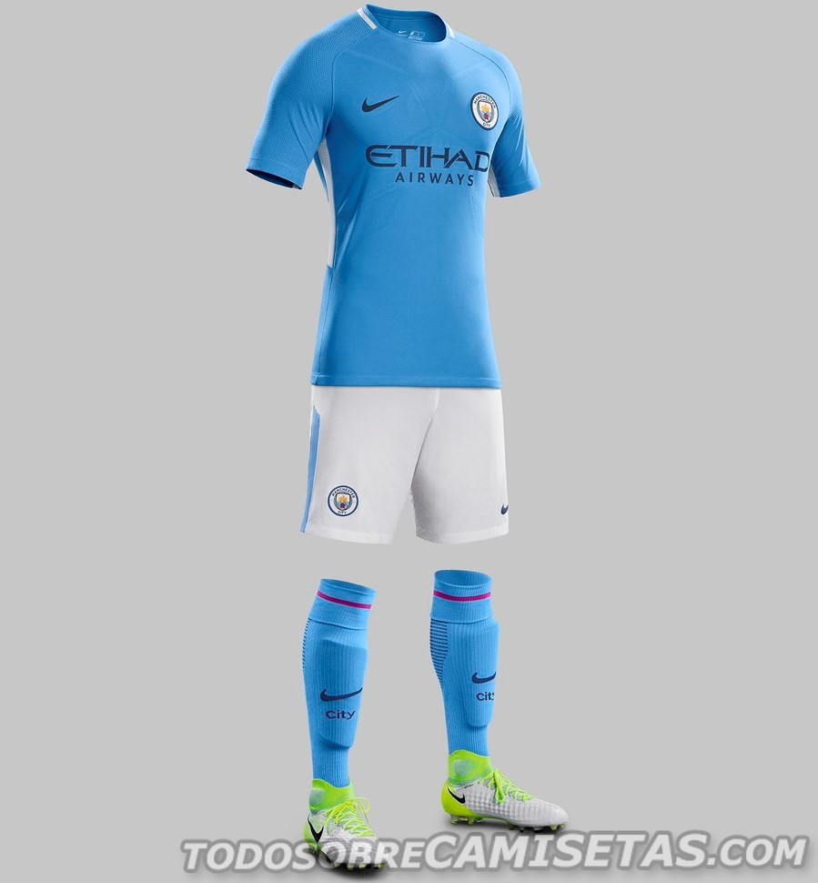 Manchester City 2017-18 Nike Home Kit