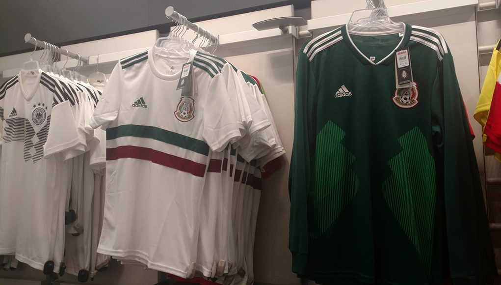 Camiseta visitante de Mexico Rusia 2018