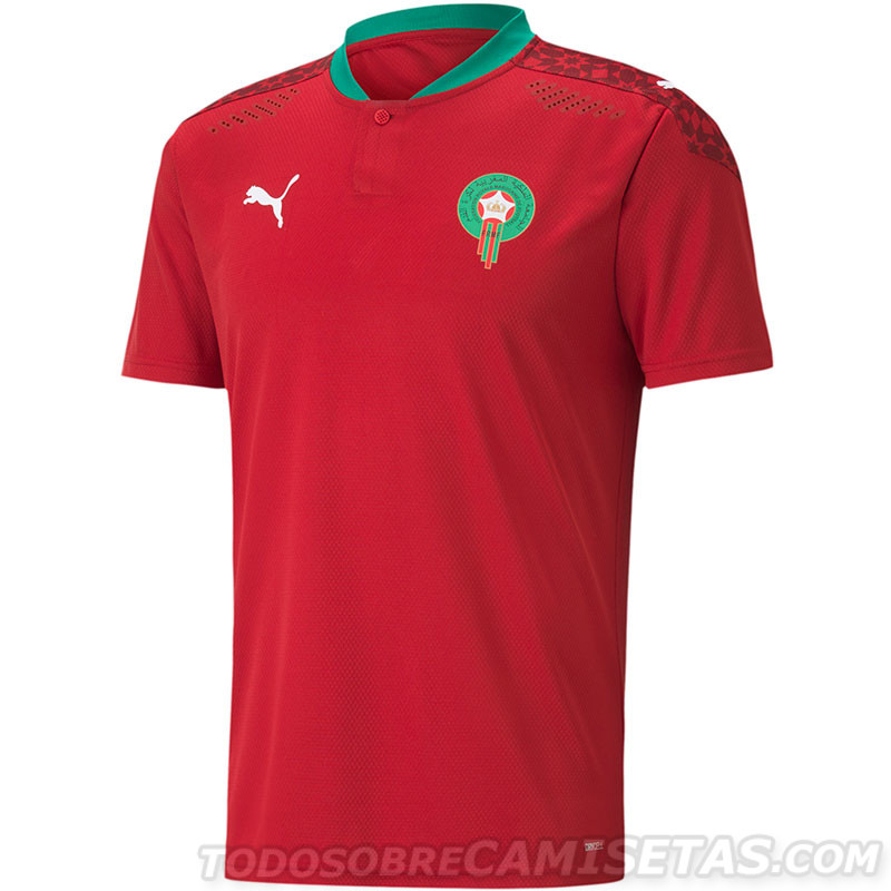 Camisetas selecciones PUMA África 2020-21 - Marruecos