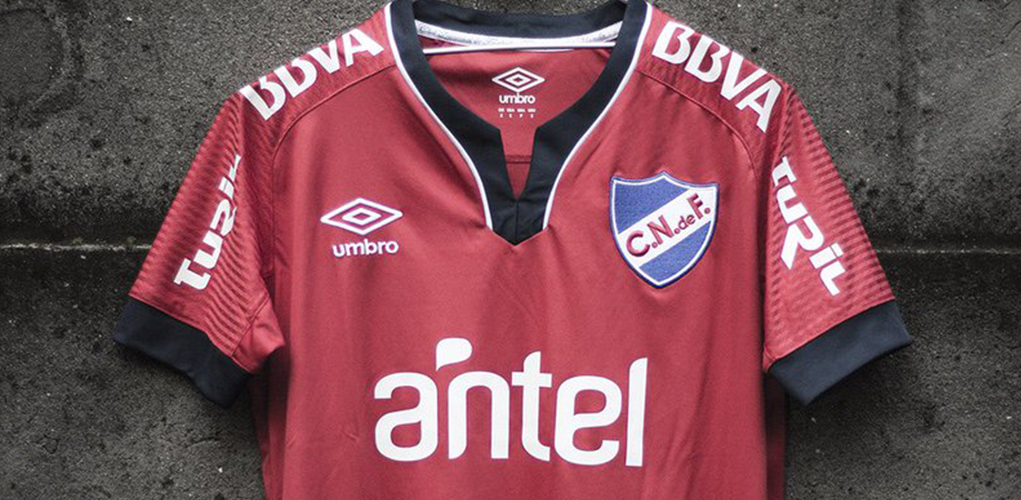 CAMISETA ROJA CLUB NACIONAL DE FOOTBALL RED AWAY UMBRO 2020-  URUGUAY 
