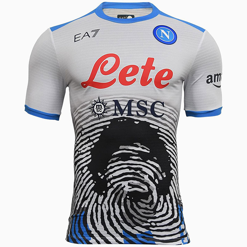 SSC Napoli 2021-22 EA7 Maradona Kit