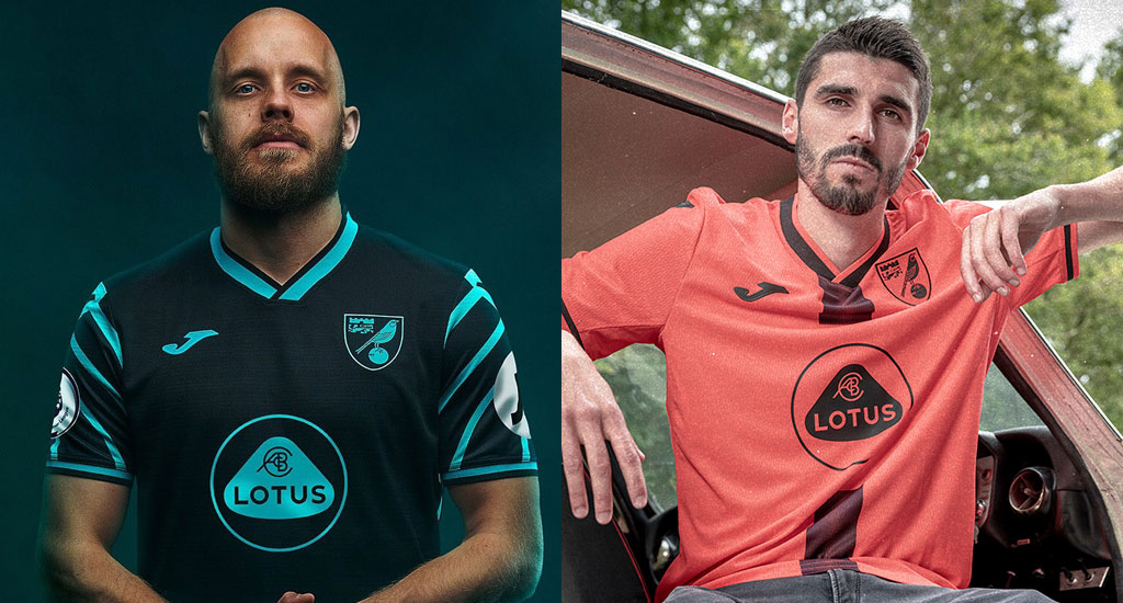 Norwich City 2021-22 Joma Away and Third Kits
