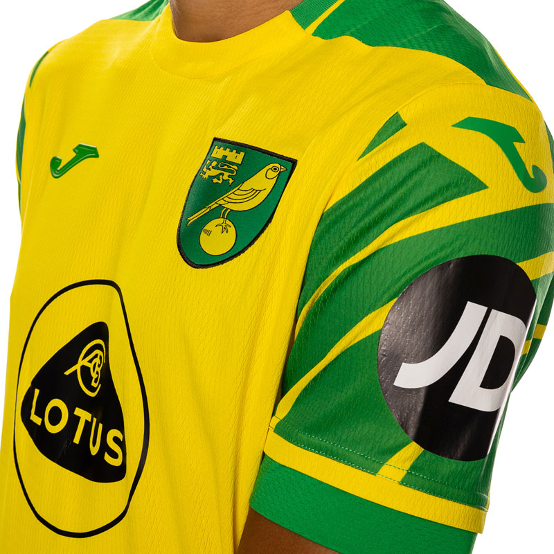 Norwich City 2021-22 Joma Home Kit