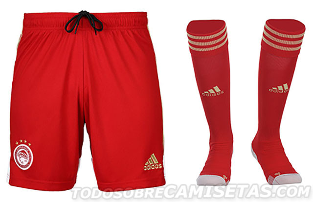 Olympiacos FC 2020-21 adidas Home kit
