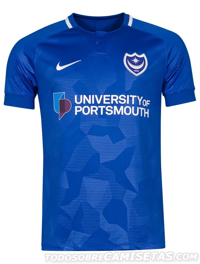 Portsmouth FC 2018-19 Nike Home Kit