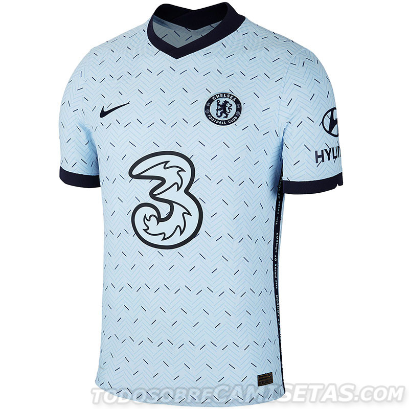 Camisetas de la Premier League 2020-21 - Chelsea away