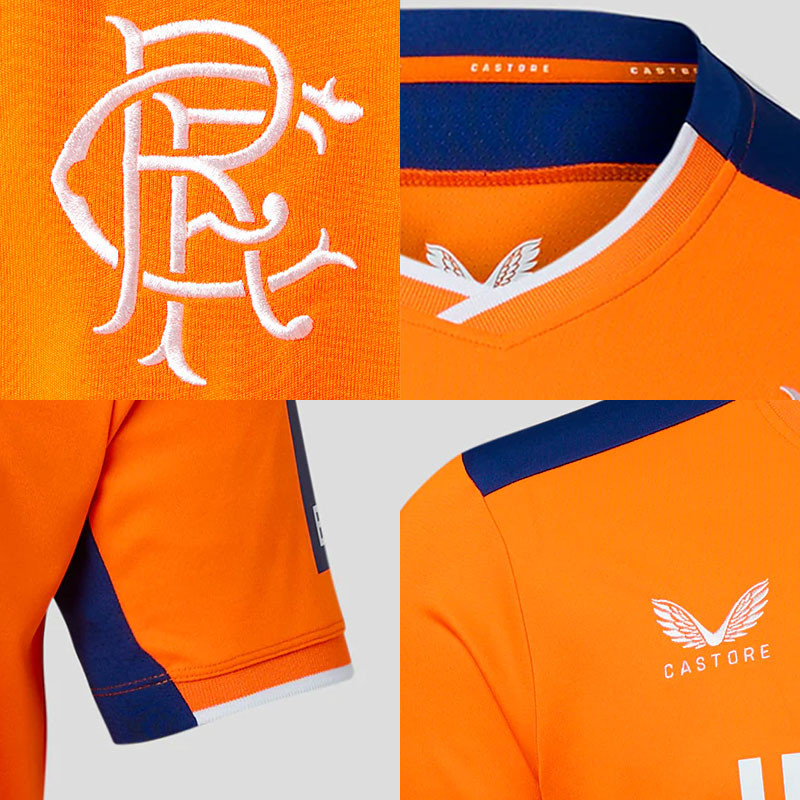 Tercera Camiseta Castore de Rangers FC 2022-23
