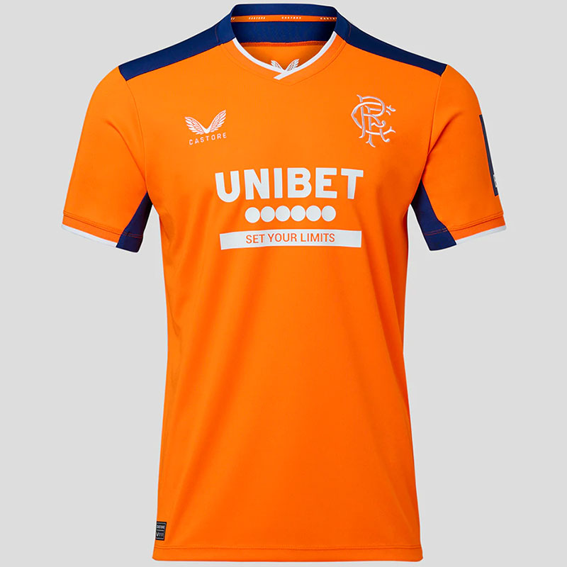 Castore Camiseta de fútbol 2021-2022 Rangers Tercer Fútbol 