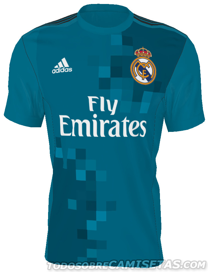 Tercera camiseta adidas de Real Madrid 2017-18