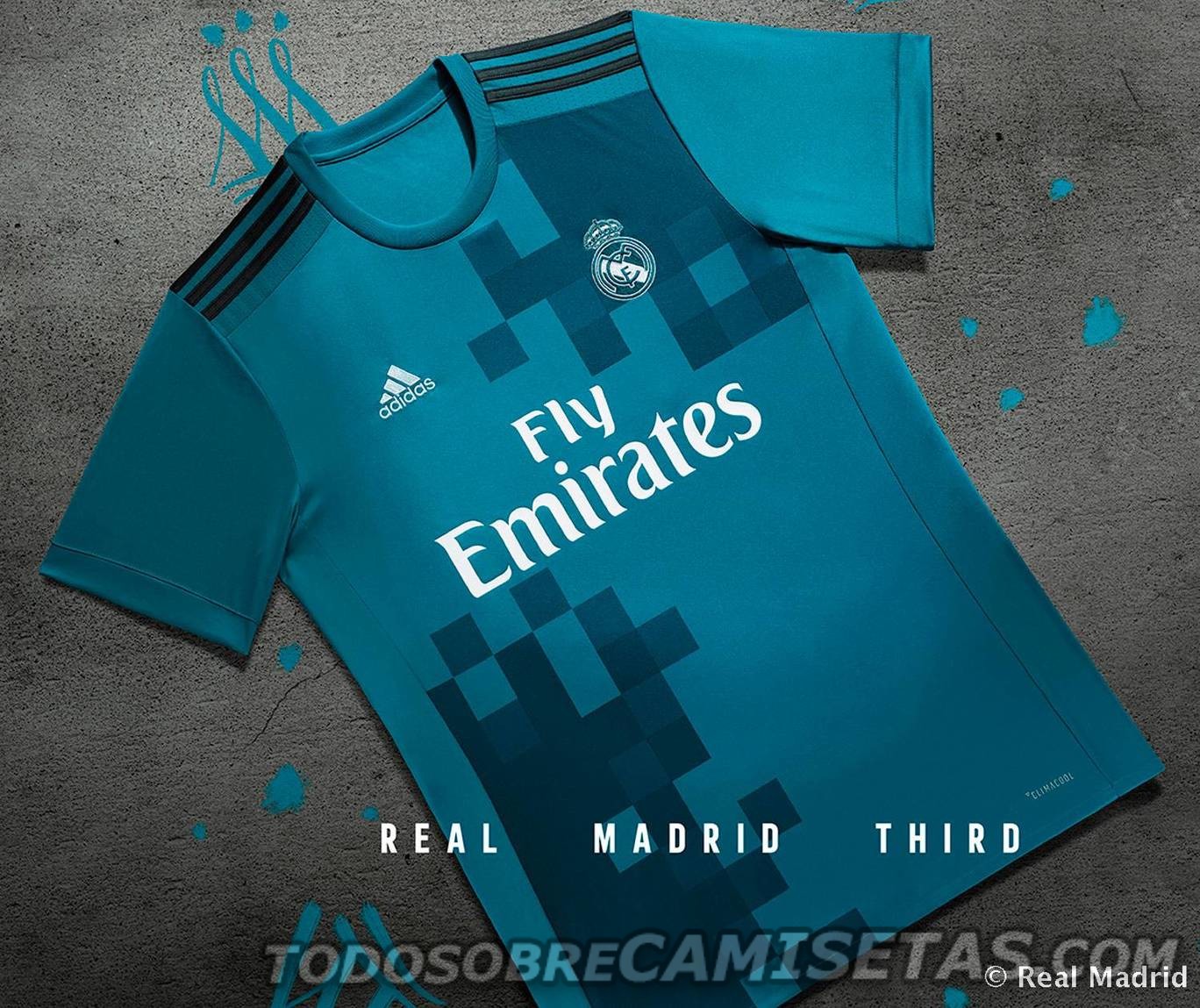 Tercera camiseta adidas de Real Madrid 2017-18