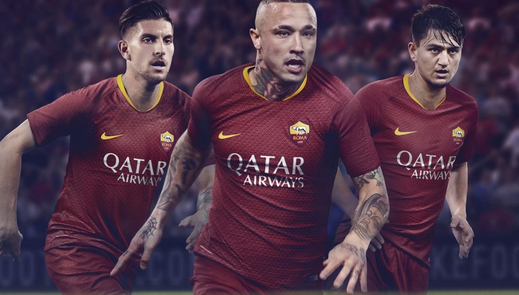 AS Roma 2018-19 Nike Home Kit